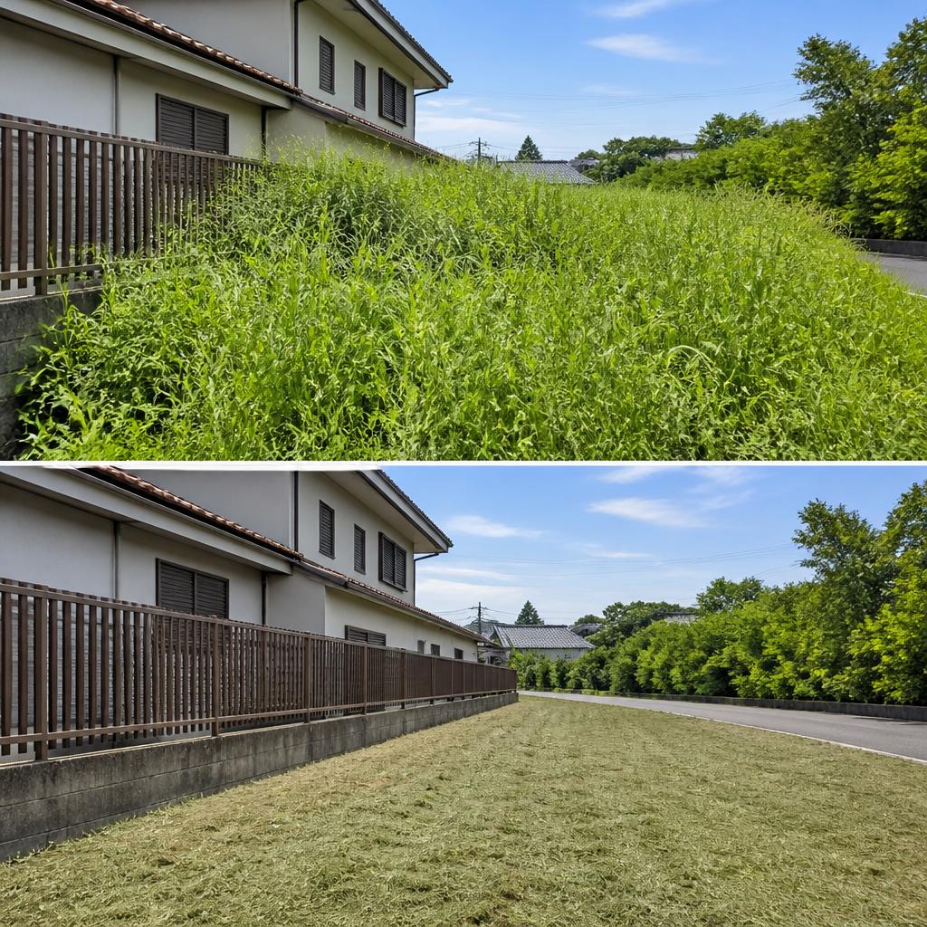 草刈りで快適な住環境を！苦情を防ぐ安心施工